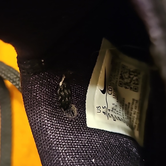 Nike LeBron James Low Black Sneakers. Women's size 4.5. - Picture 6 of 8